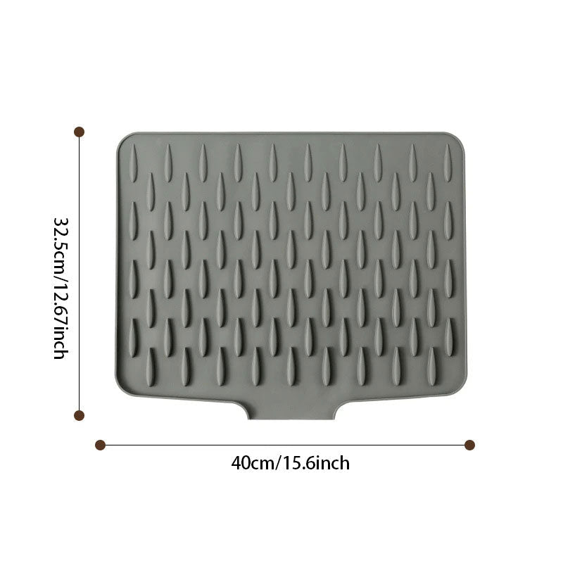 Dripease Kitchen Mat | Silicone, Fast Water Drainage, Heat-Resistant