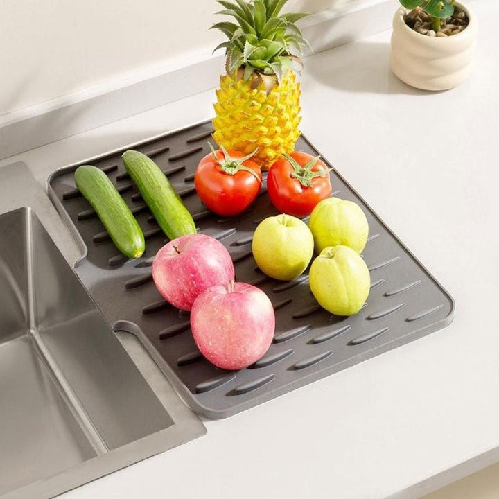 Dripease Kitchen Mat | Silicone, Fast Water Drainage, Heat-Resistant