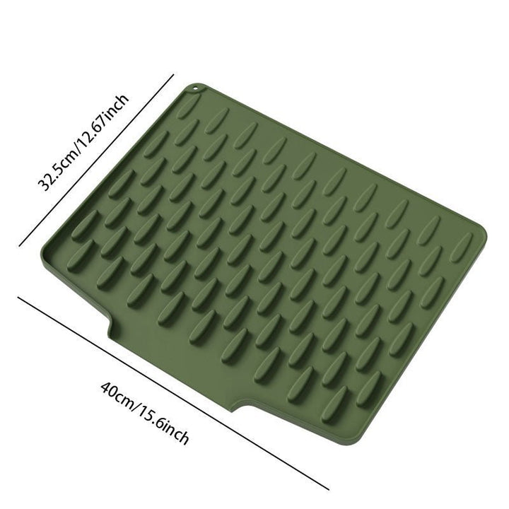 Dripease Kitchen Mat | Silicone, Fast Water Drainage, Heat-Resistant