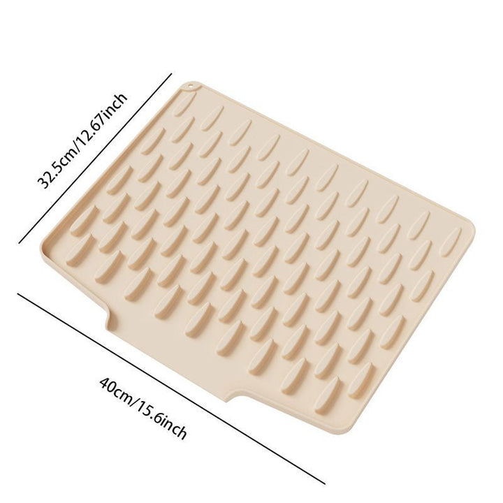 Dripease Kitchen Mat | Silicone, Fast Water Drainage, Heat-Resistant