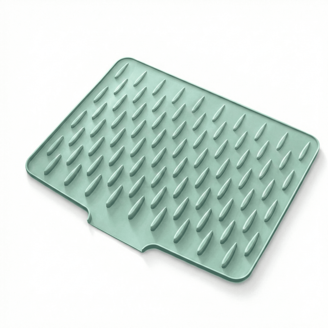 Dripease Kitchen Mat | Silicone, Fast Water Drainage, Heat-Resistant