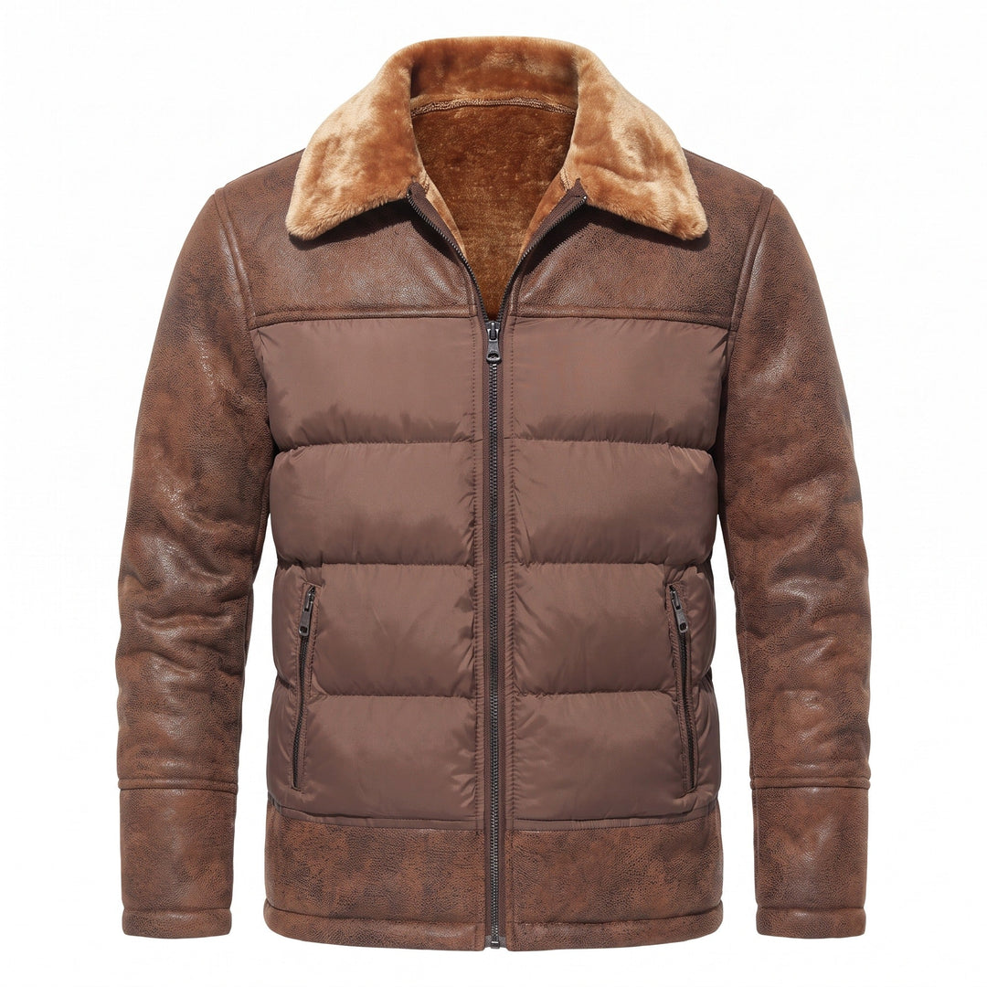 Druskavell Suede-Panel Puffer Jacket product image 1