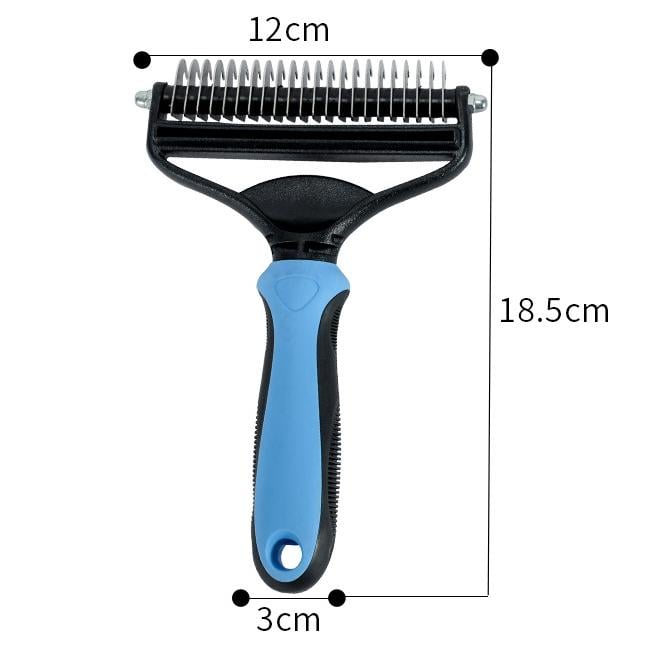 Dual Care Dog Deshedding Undercoat Rake Product Image 01