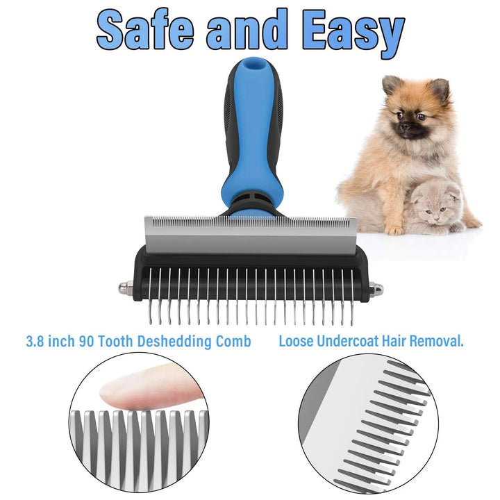 Dual Care Dog Deshedding Undercoat Rake Product Image 03