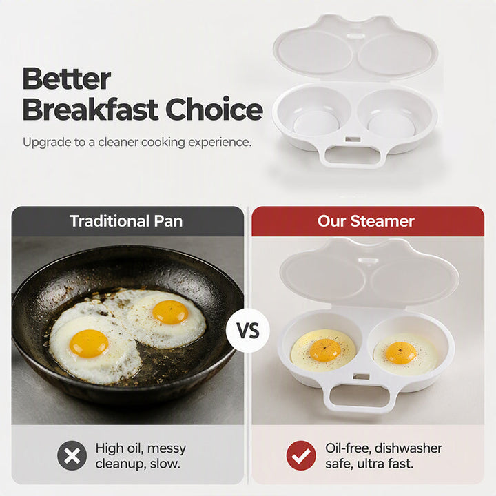Dual Cavity Steam Egg Poacher Product Image 05