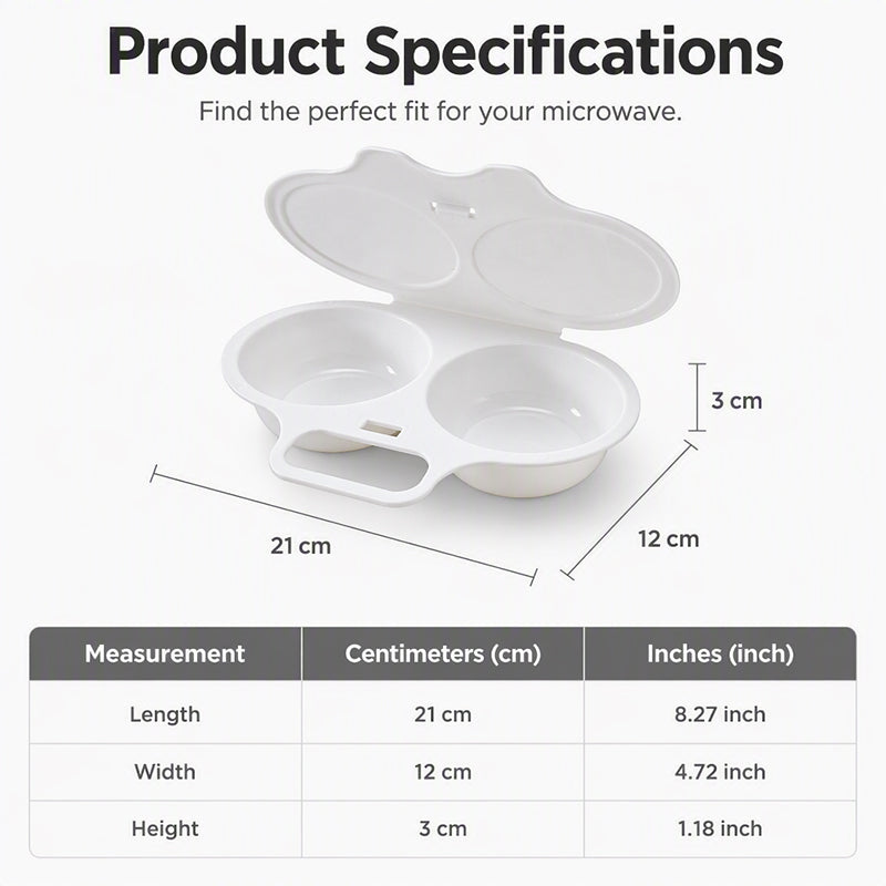 Dual Cavity Steam Egg Poacher Product Image 09