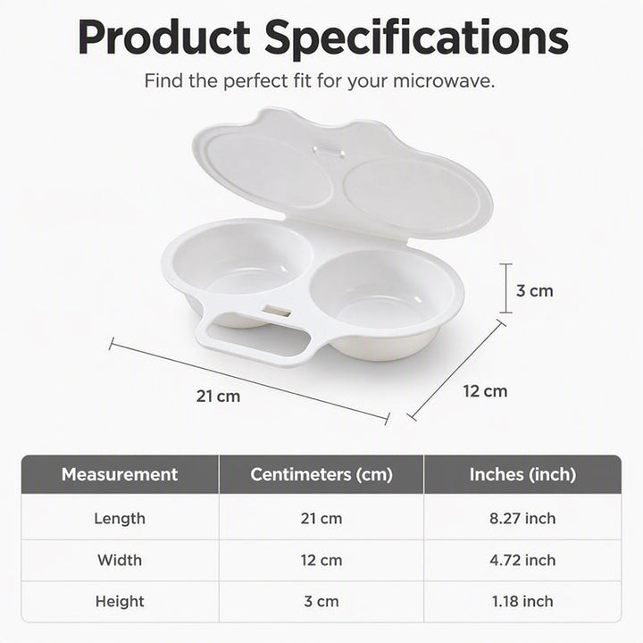 Dual Cavity Steam Egg Poacher Product Image 09