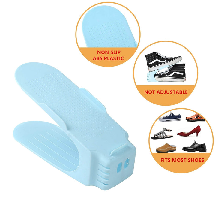 Dura Shoe Organizer | Adjustable Plastic Shoe Rack for Closet