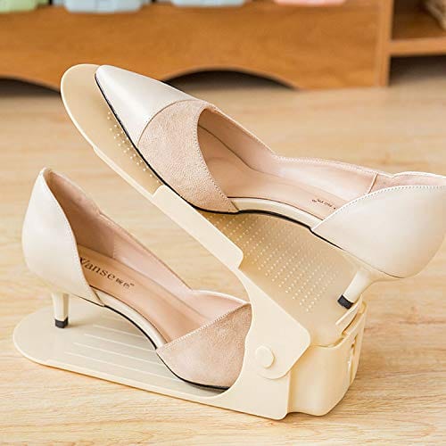 Dura Shoe Organizer | Adjustable Plastic Shoe Rack for Closet