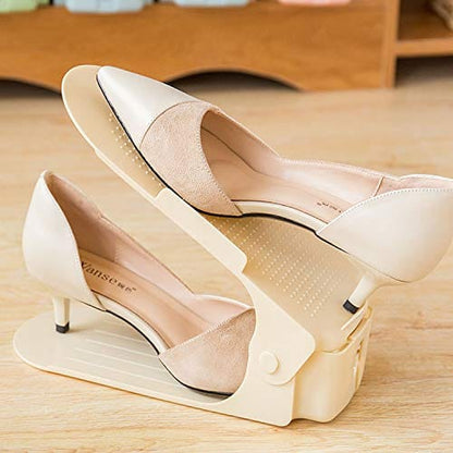 Dura Shoe Organizer | Adjustable Plastic Shoe Rack for Closet