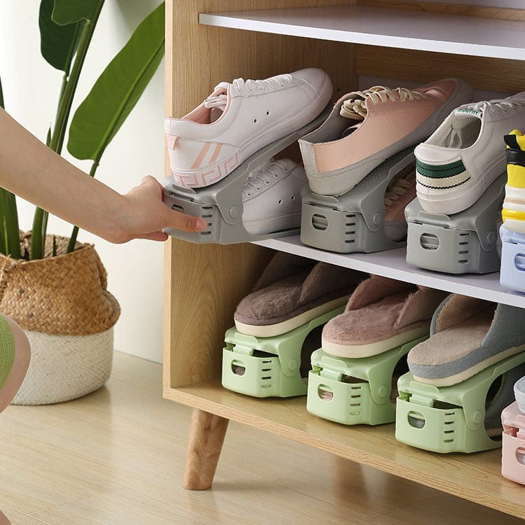 Dura Shoe Organizer | Adjustable Plastic Shoe Rack for Closet
