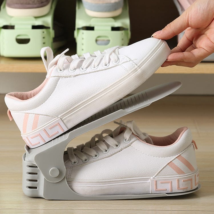 Dura Shoe Organizer | Adjustable Plastic Shoe Rack for Closet