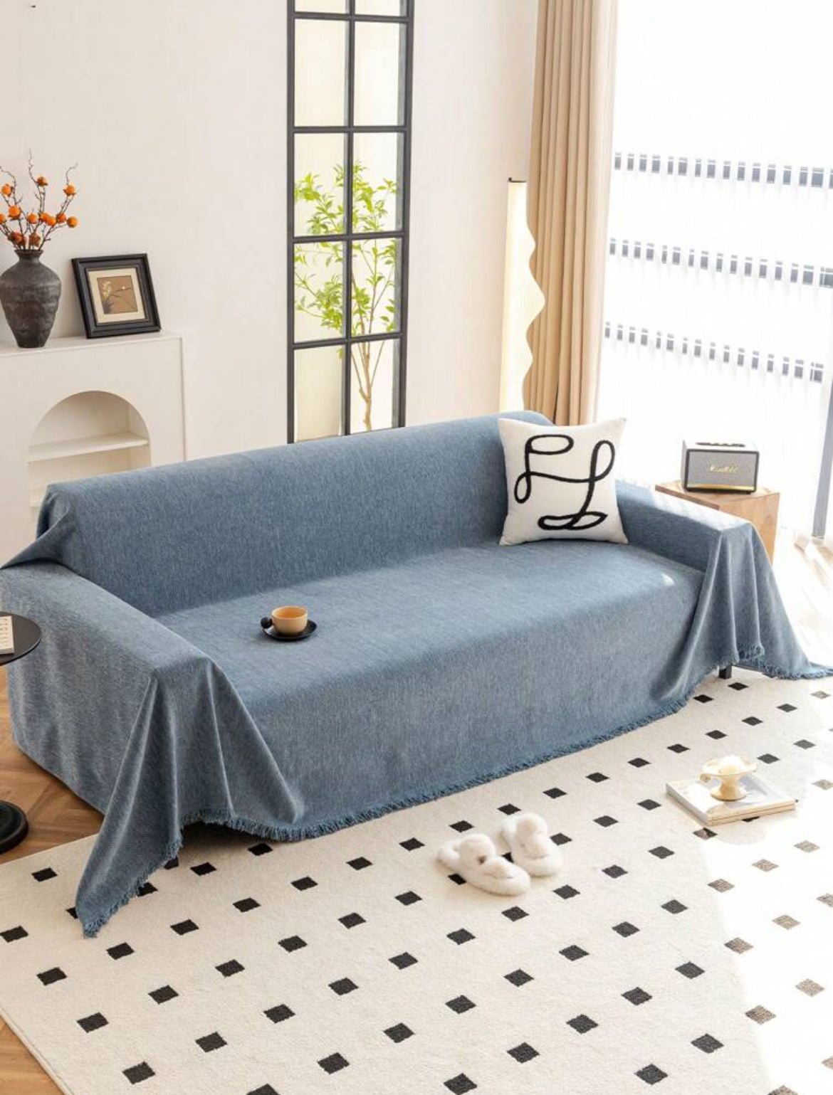 Durable Chenille Couch Cover for Family Protection – Stylish and Easy to Maintain 3