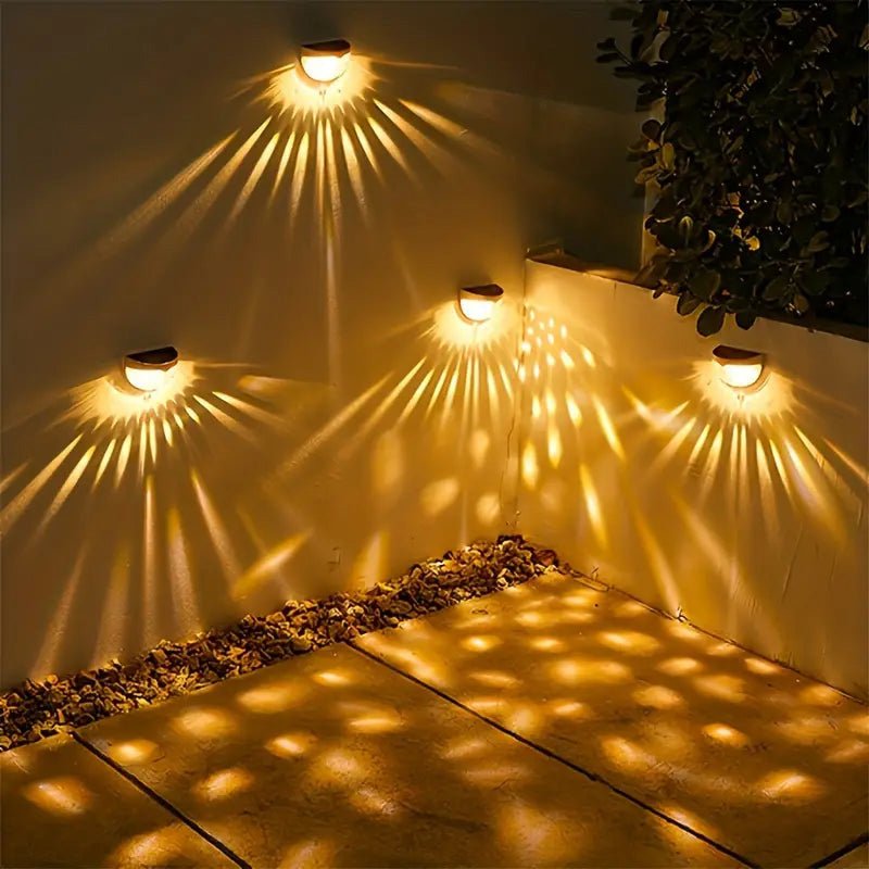 Duskline Solar Fence Lights Auto Sensor Outdoor Accent Lighting Product Image 02
