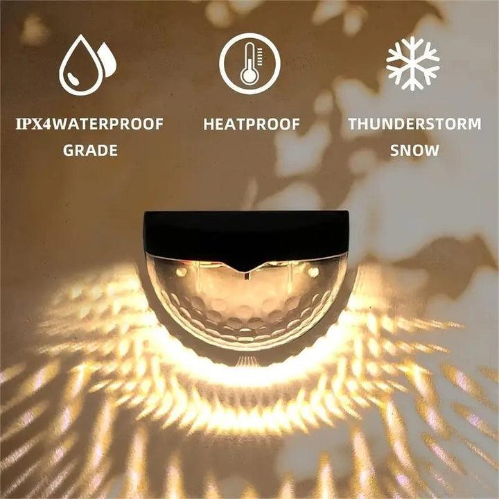 Duskline Solar Fence Lights Auto Sensor Outdoor Accent Lighting Product Image 03