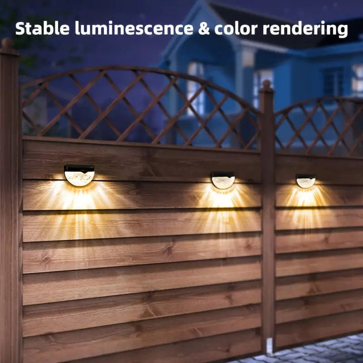 Duskline Solar Fence Lights Auto Sensor Outdoor Accent Lighting Product Image 05