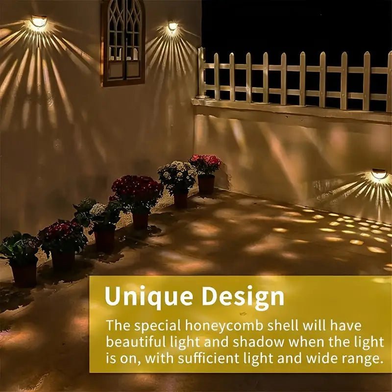 Duskline Solar Fence Lights Auto Sensor Outdoor Accent Lighting Product Image 06