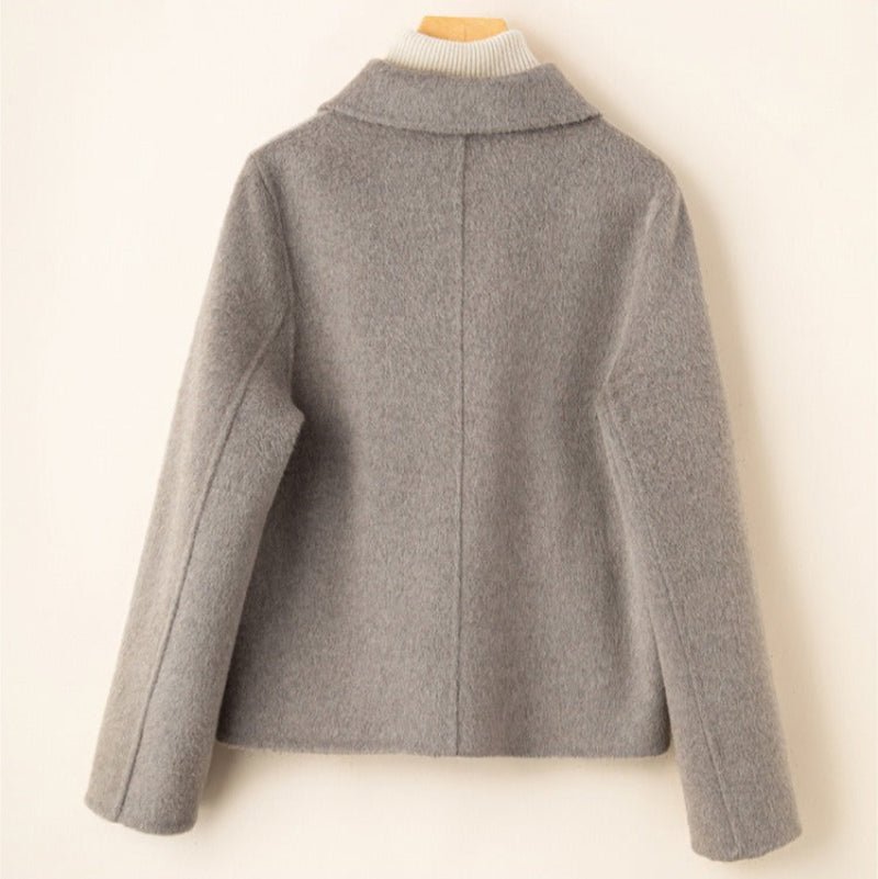 Dusty Rose Short Coat™ — Command Every Room with Unstoppable Elegance and Power (Black XS) - | Zavonix