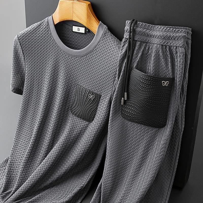 Duvall Relaxwear Ensemble (Gray XS) - | Zavonix