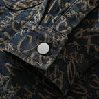 Denim Scripture Jacket (XS ) - | Zavonix