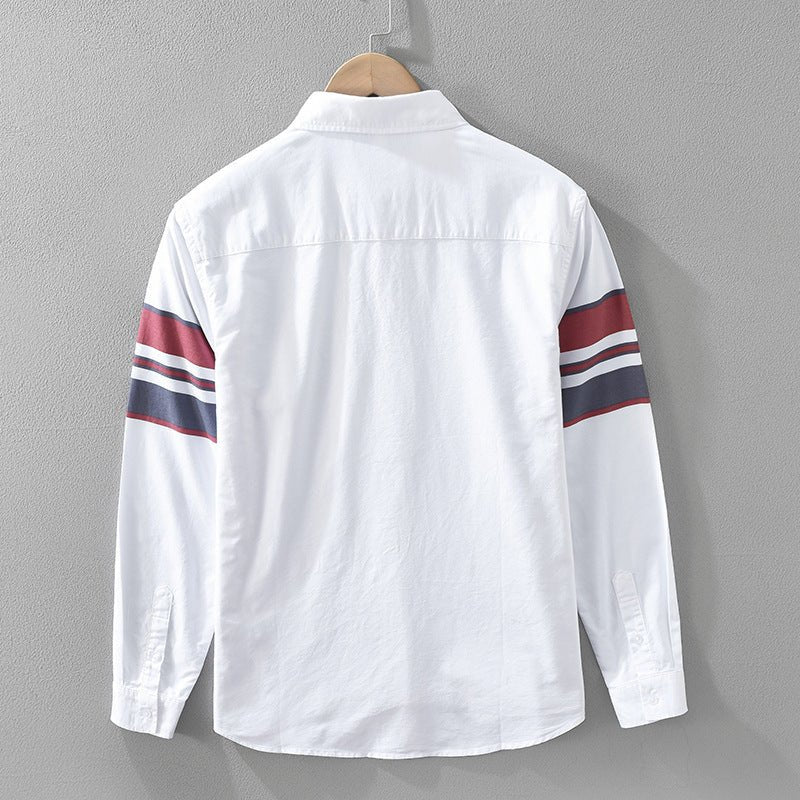 Dynamic Stripes Shirt™ — Command Every Room with Unstoppable Confidence and Effortless Luxury (Blue XS) - | Zavonix