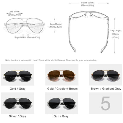 Oversized Polarized Sunglasses™ — Effortless Clarity and Classic Edge
