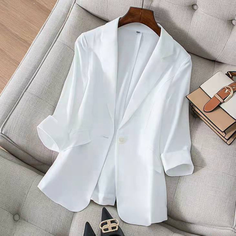 Lightweight Linen Blazer with Breathable Tailored Fit for Warm Weather