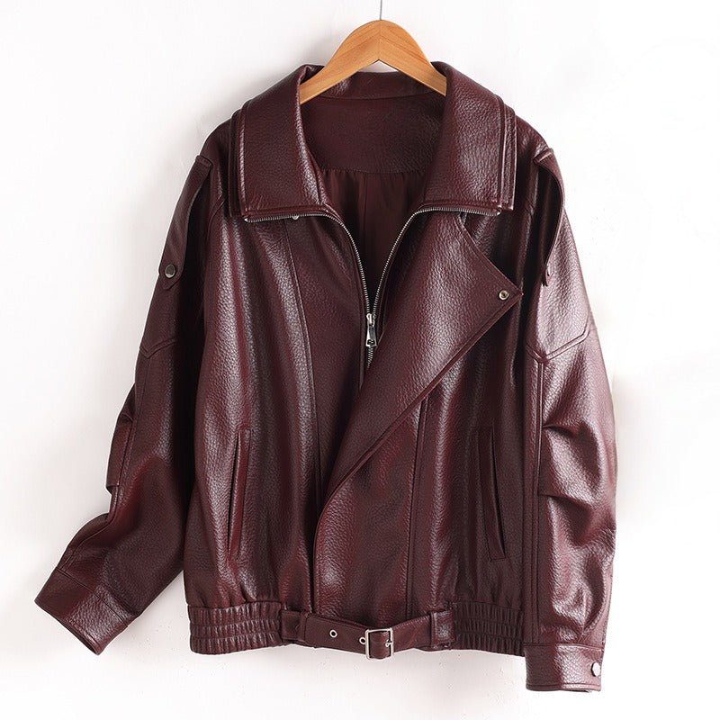 EDEN™ LEATHER COAT (Black XS) - | Zavonix