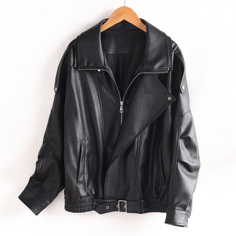 EDEN™ LEATHER COAT (Black XS) - | Zavonix