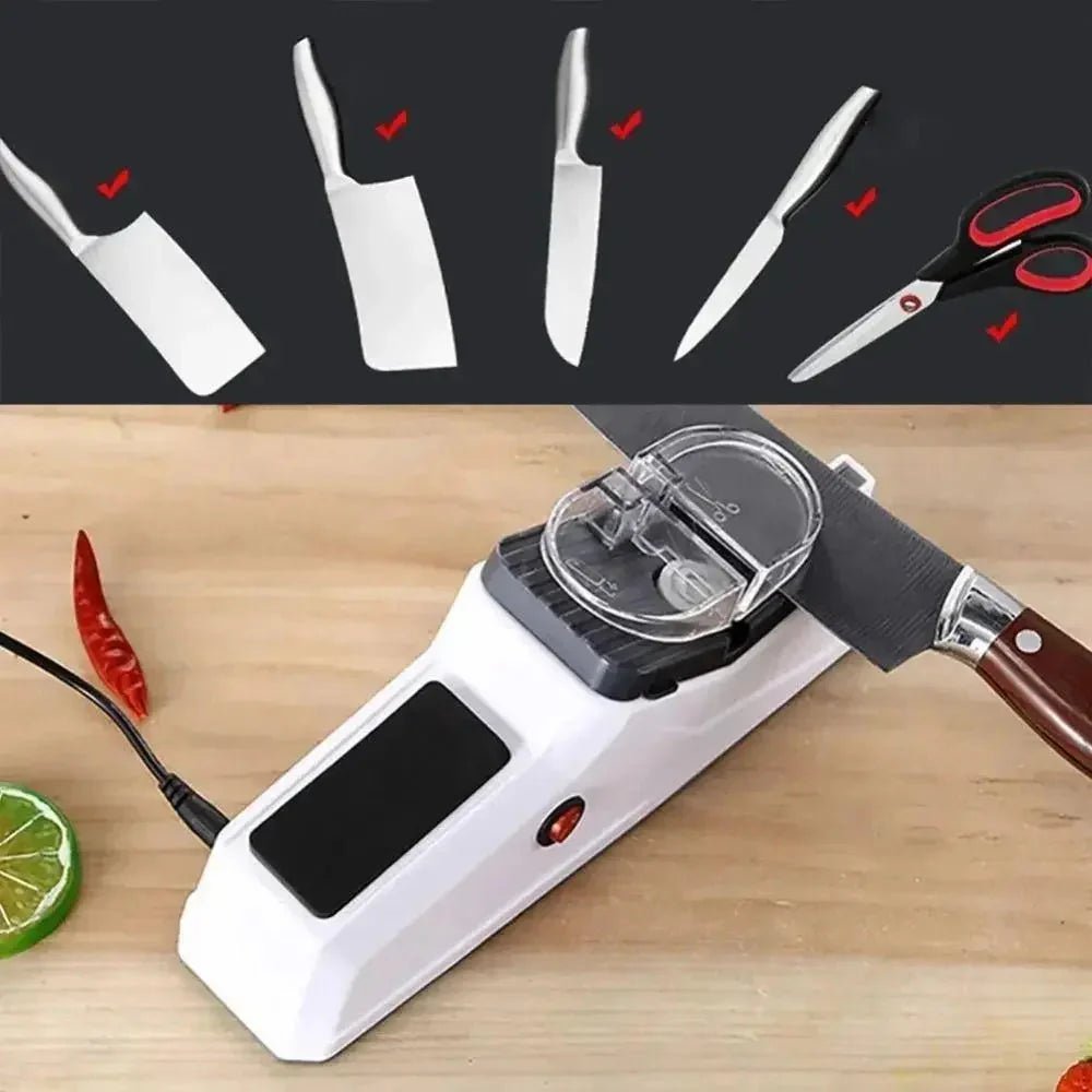 EdgeVolt — Razor - Sharp Blades in Seconds ( ) - Home & Garden > Kitchen & Dining > Kitchen Tools & Utensils > Knife Sharpeners > Electric Knife Sharpener | Zavonix