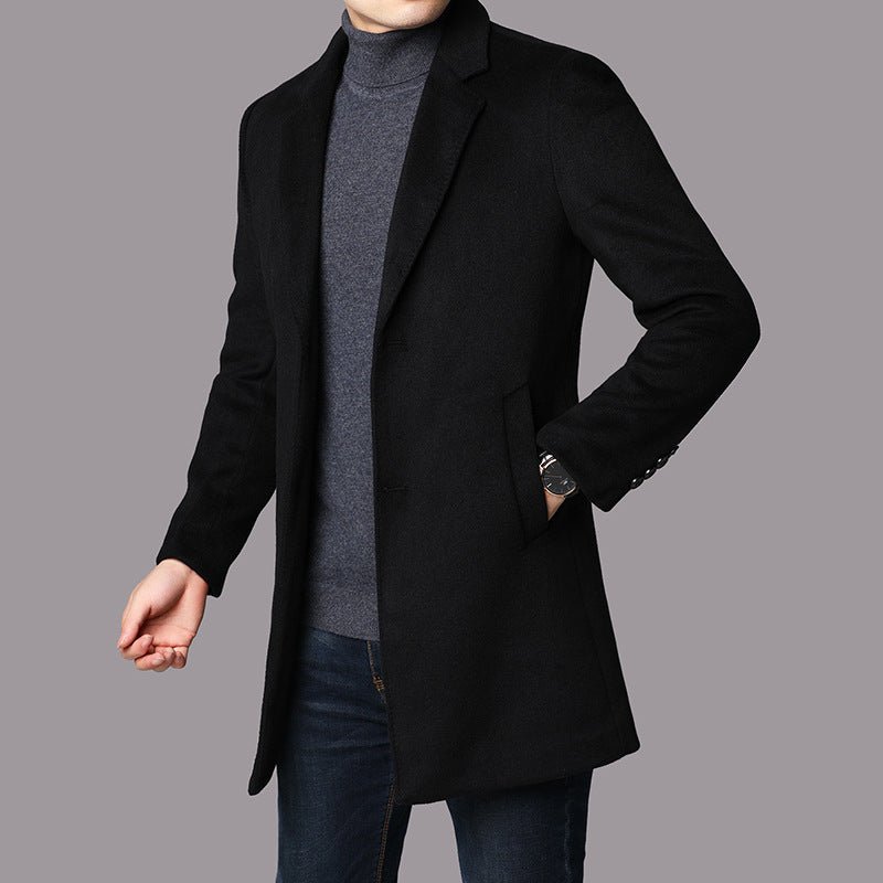 EDMUND WOOL JACKET (Black XS) - | Zavonix
