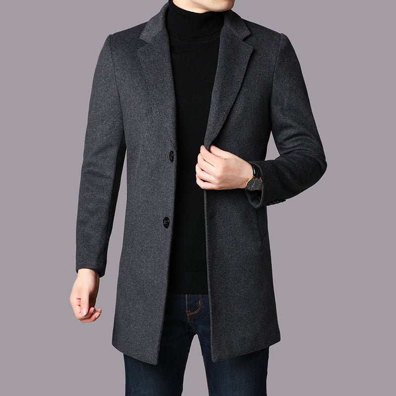 EDMUND WOOL JACKET (Brown XS) - | Zavonix