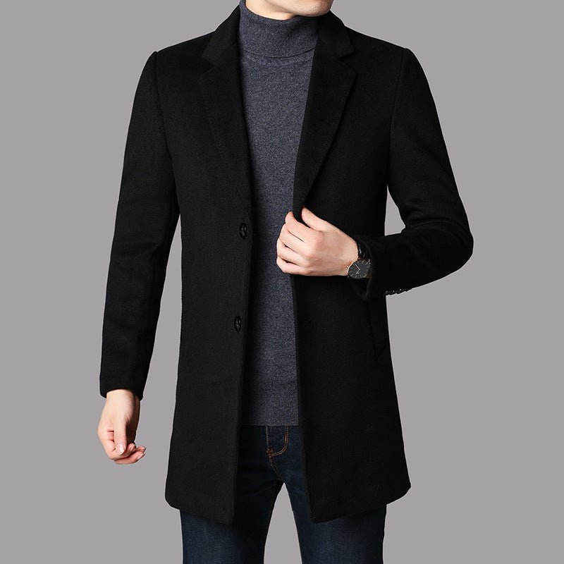 EDMUND WOOL JACKET (Brown XS) - | Zavonix