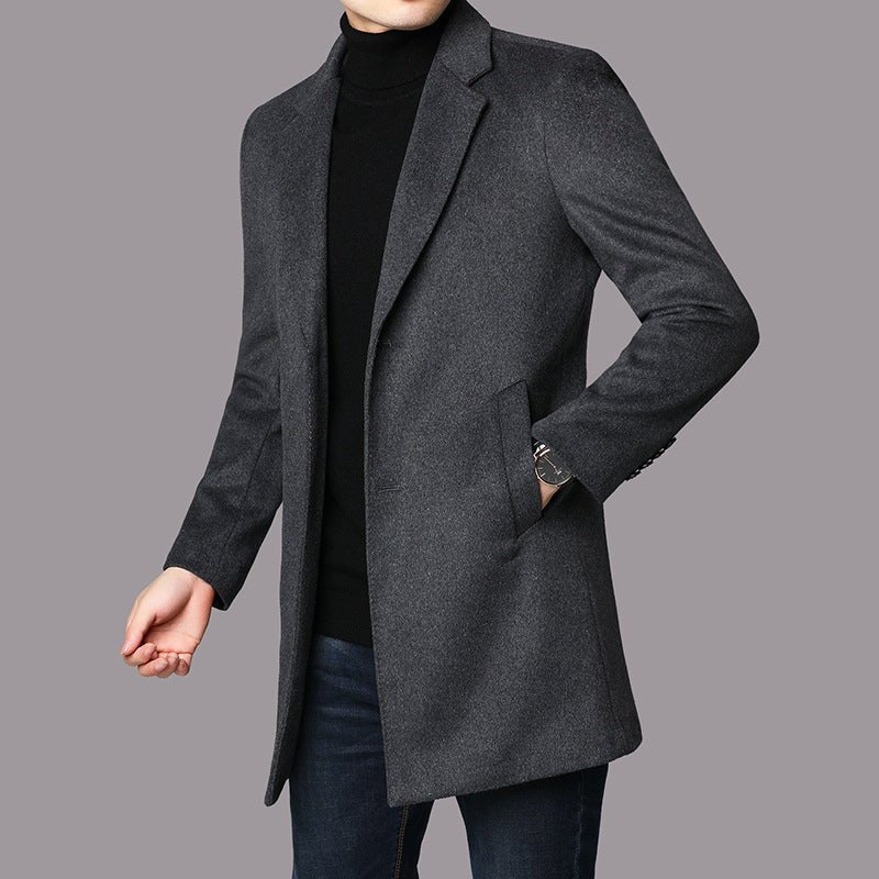 EDMUND WOOL JACKET (Brown XS) - | Zavonix