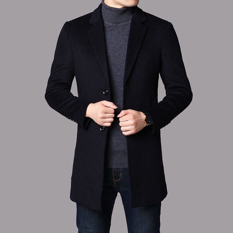 EDMUND WOOL JACKET (Brown XS) - | Zavonix