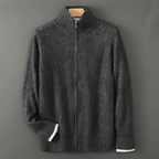 Edryn — Premium 100% Cashmere Sweater with Soft Breathable Warmth (Gray S) - | Zavonix