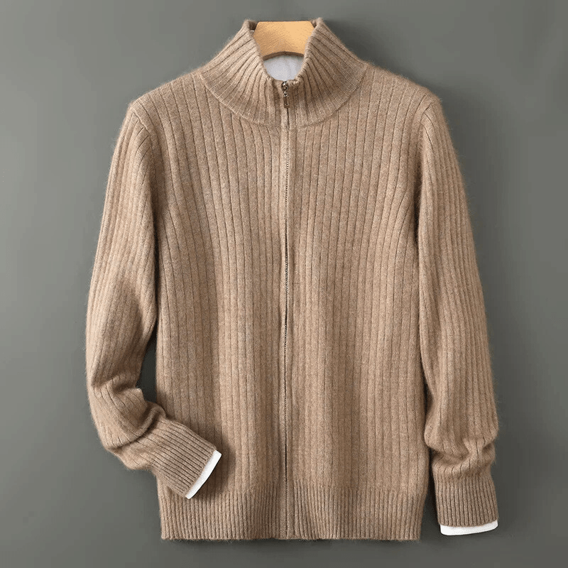 Edryn — Premium 100% Cashmere Sweater with Soft Breathable Warmth (Red S) - | Zavonix