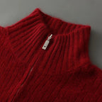 Edryn — Premium 100% Cashmere Sweater with Soft Breathable Warmth (Red S) - | Zavonix