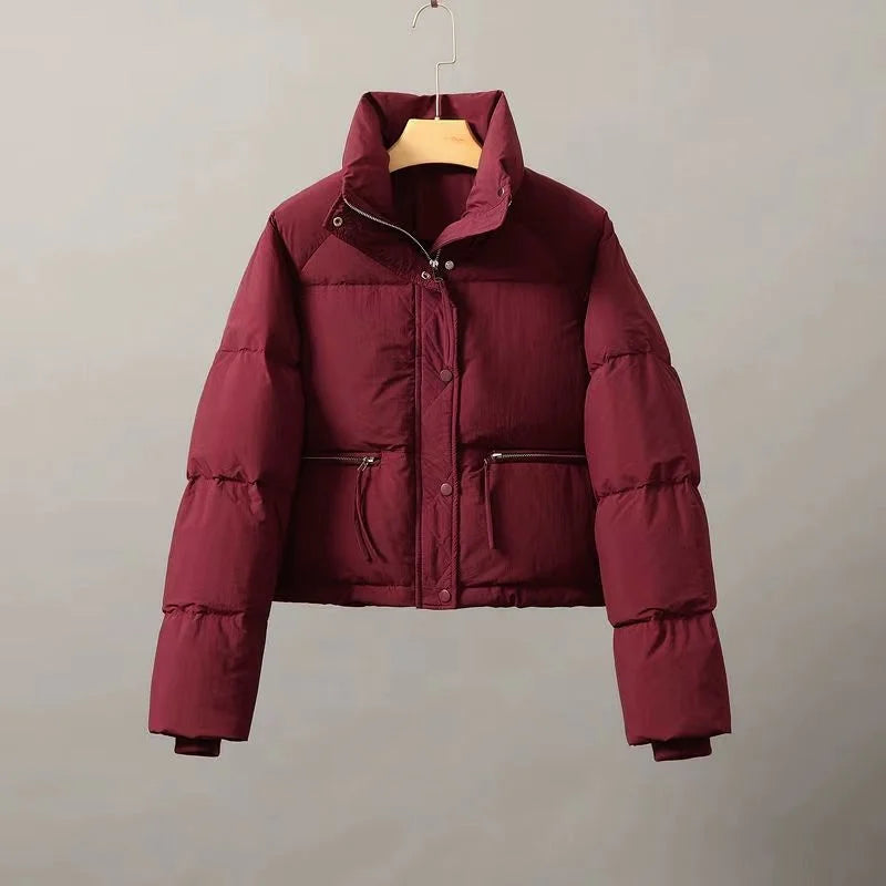 Elanora — Women's Puffed Cropped Jacket for Warmth and Style