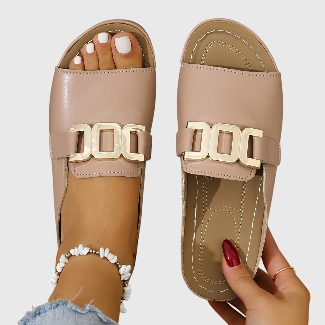 Elara Buckle Slide Sandals product image 5