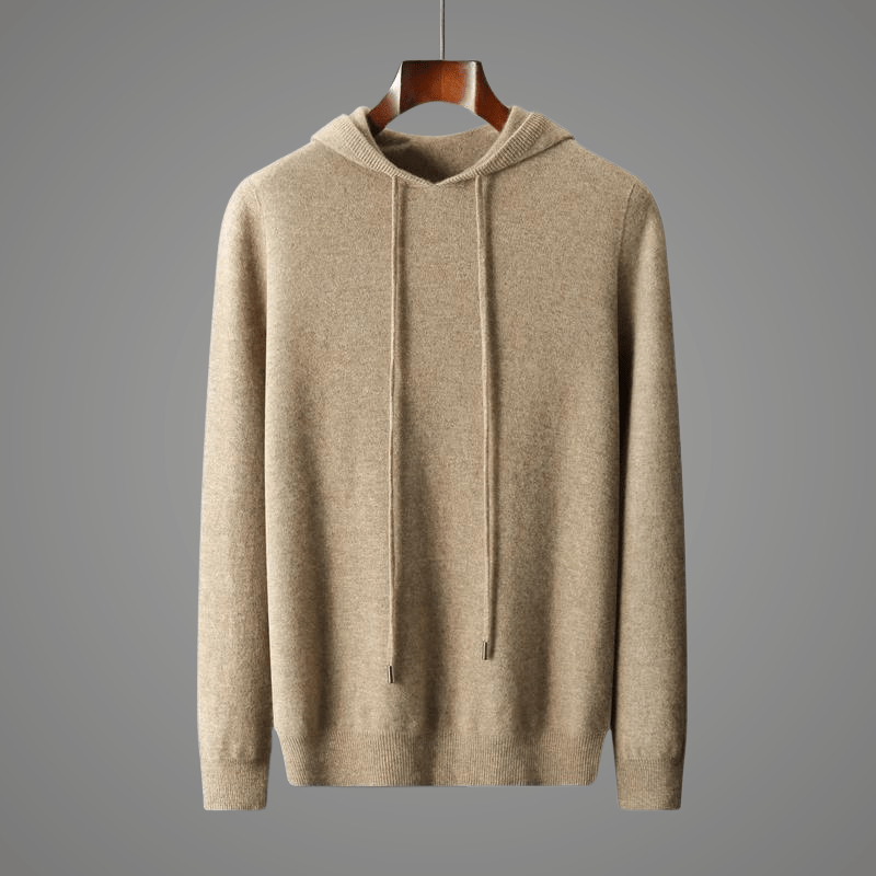 Elara Hoodie — Premium Wool Cashmere Blend Hoodie for Warmth (Light Gray XS) - | Zavonix