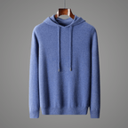 Elara Hoodie — Premium Wool Cashmere Blend Hoodie for Warmth (Blue XS) - | Zavonix