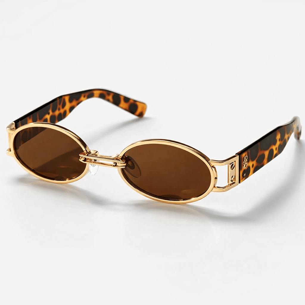 Elara Oval Sunglasses Light Brown image 1