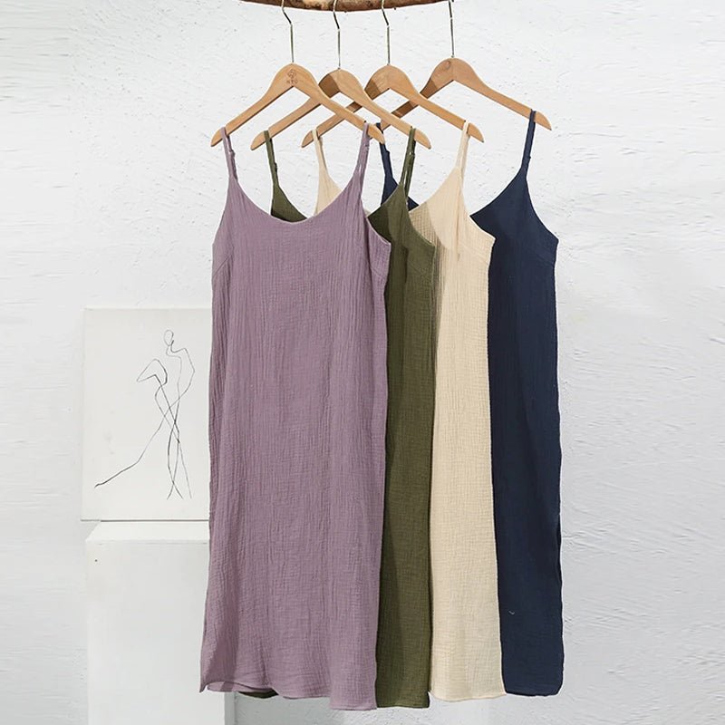 Elara Sleeveless Maxi Dress (Blue S) - Women Dress | Zavonix