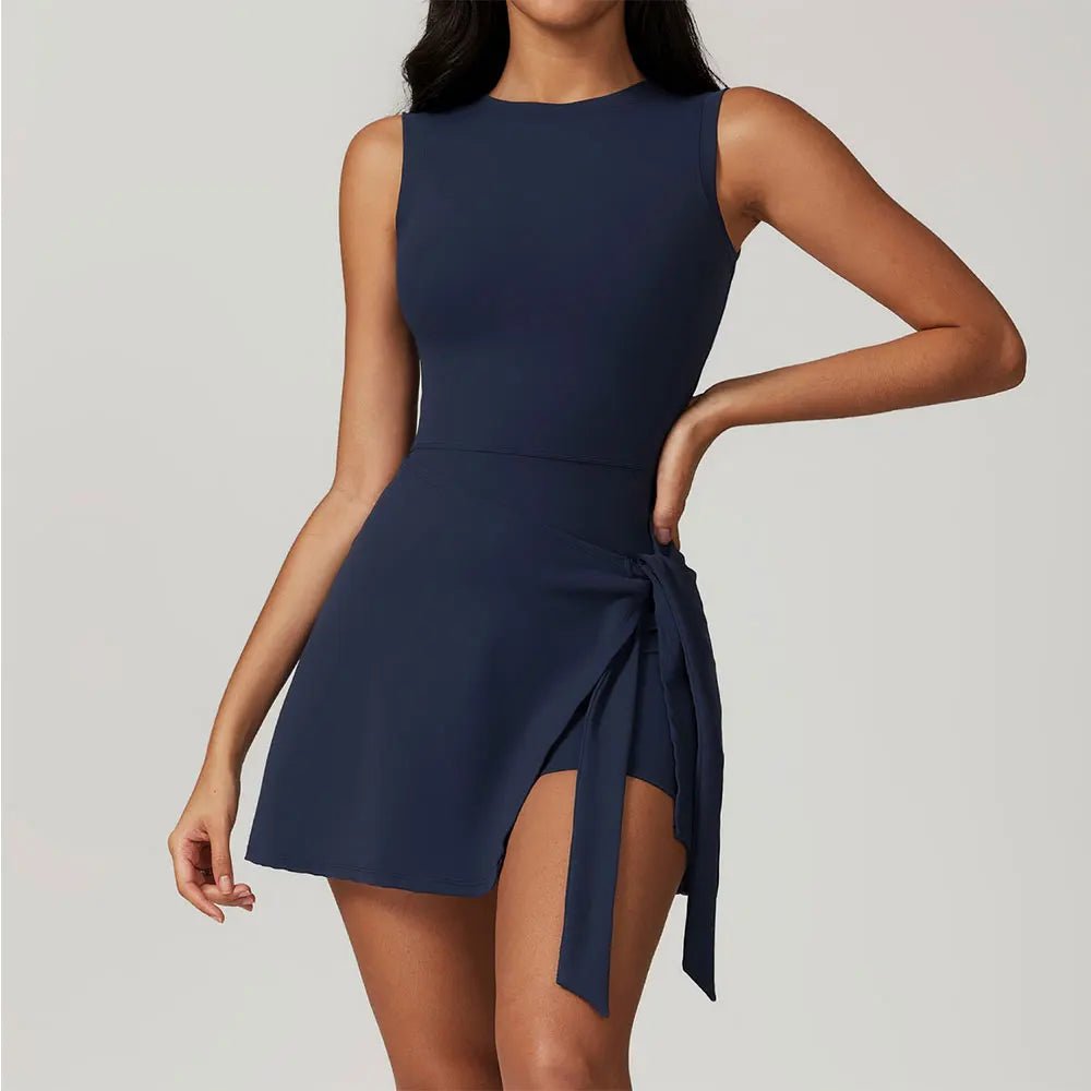 Elara Yoga Bodysuit (Beige S) - | Zavonix