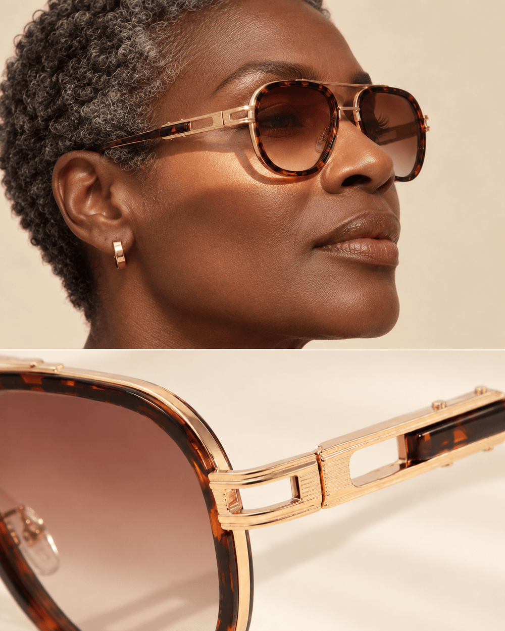 Elbrin Square Aviator Sunglasses product image 2