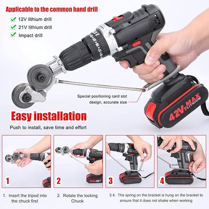 Electric Drill Plate Cutting Machine | Efficient Metal and Plastic Sheet Cutting Tool 2