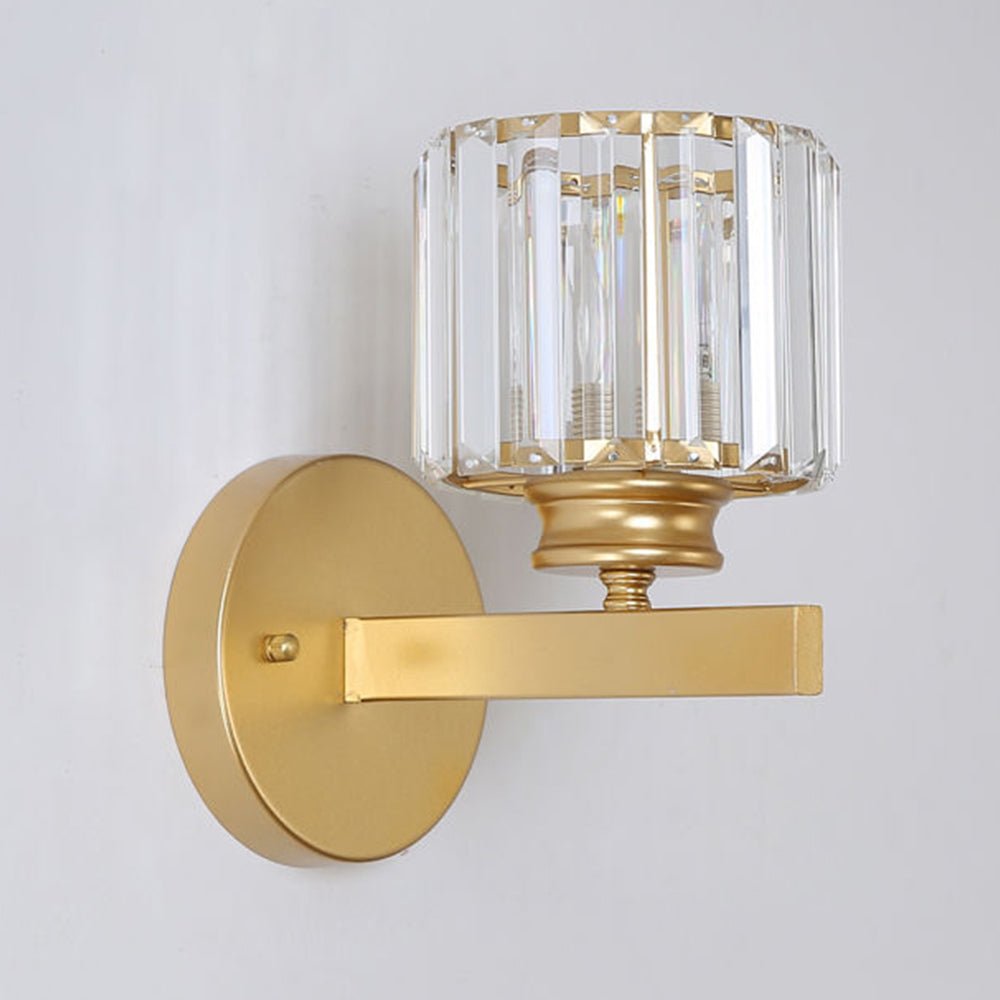 Elegant Crystal Wall Light with Modern Arm Design for Hallway and Living Spaces 7