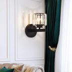 Elegant Crystal Wall Light with Modern Arm Design for Hallway and Living Spaces 1