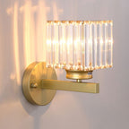 Elegant Crystal Wall Light with Modern Arm Design for Hallway and Living Spaces 9